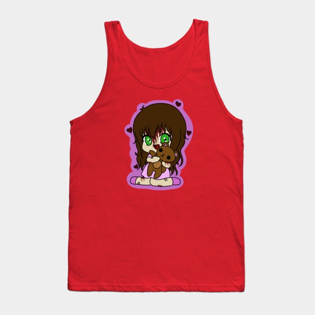 Creepypasta Sally chibi Tank Top by LillyTheChibi